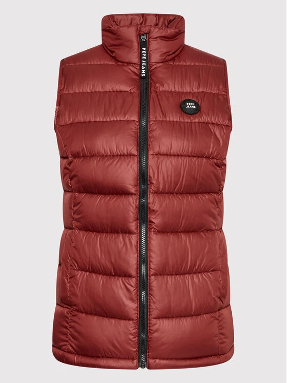 Pepe Jeans Γυναίκες Γιλέκα Γιλέκο Anna PL402093 Κόκκινο Regular Fit 6 Pepe Jeans Γυναίκες Γιλέκα Γιλέκο Anna PL402093 Κόκκινο Regular Fit - Image 6