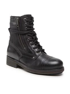 Pepe Jeans Γυναίκες Μποτάκια Ορειβατικά παπούτσια Melting Combat W PLS50474 Μαύρο