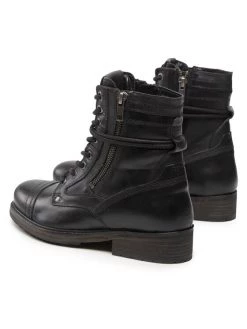 Pepe Jeans Γυναίκες Μποτάκια Ορειβατικά παπούτσια Melting Combat W PLS50474 Μαύρο -Pepe Jeans Κατάστημα unnamed file 2044