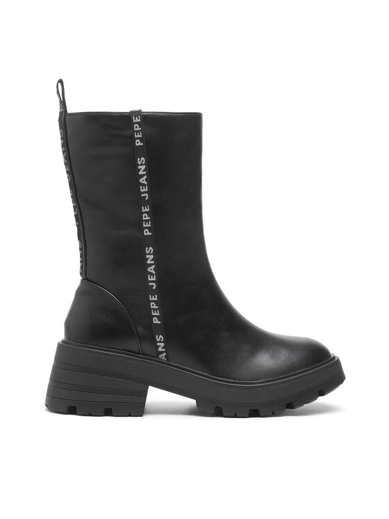 Pepe Jeans Γυναίκες Biker Μποτάκια Μποτάκια Soda Bass W PLS50472 Μαύρο 2 Pepe Jeans Γυναίκες Biker Μποτάκια Μποτάκια Soda Bass W PLS50472 Μαύρο - Image 2