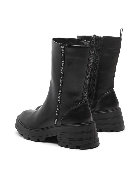 Pepe Jeans Γυναίκες Biker Μποτάκια Μποτάκια Soda Bass W PLS50472 Μαύρο 3 Pepe Jeans Γυναίκες Biker Μποτάκια Μποτάκια Soda Bass W PLS50472 Μαύρο - Image 3