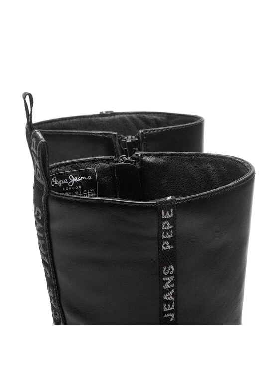 Pepe Jeans Γυναίκες Biker Μποτάκια Μποτάκια Soda Bass W PLS50472 Μαύρο 5 Pepe Jeans Γυναίκες Biker Μποτάκια Μποτάκια Soda Bass W PLS50472 Μαύρο - Image 5