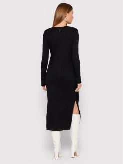 Pepe Jeans Γυναίκες Πλεκτά Φορέματα Φόρεμα υφασμάτινο Paola PL701834 Μαύρο Slim Fit -Pepe Jeans Κατάστημα unnamed file 209