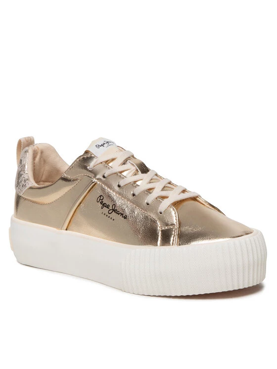Pepe Jeans Γυναίκες Αθλητικά Ottis W Metallic PLS31412 Χρυσό 1 Pepe Jeans Γυναίκες Αθλητικά Ottis W Metallic PLS31412 Χρυσό