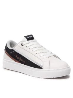 Pepe Jeans Γυναίκες Αθλητικά Adams Brand PLS31402 Λευκό