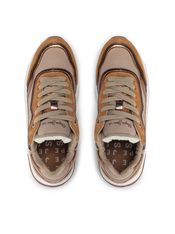 Pepe Jeans Γυναίκες Αθλητικά Arrow Pop PLS31399 Μπεζ 5 Pepe Jeans Γυναίκες Αθλητικά Arrow Pop PLS31399 Μπεζ - Image 5