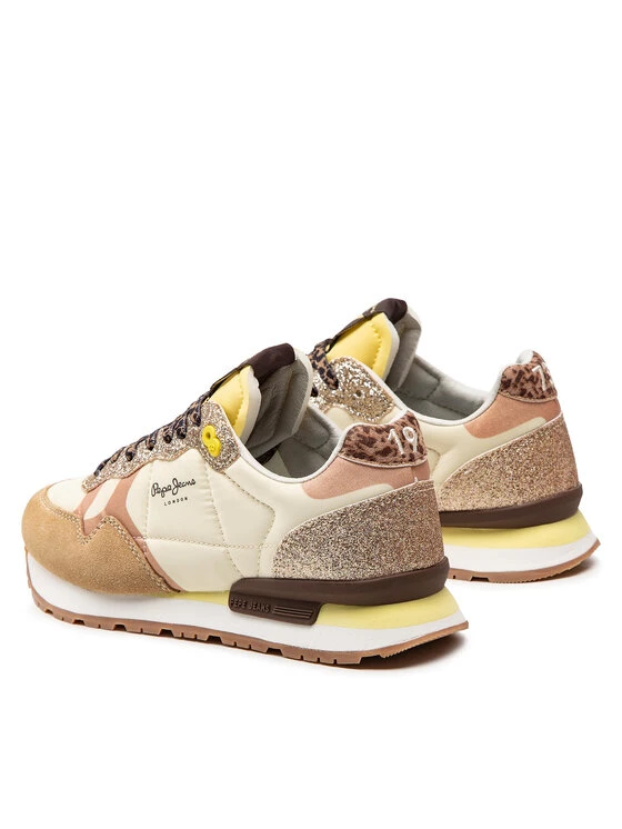 Pepe Jeans Γυναίκες Αθλητικά Britt Print Wild W PLS31388 Μπεζ 3 Pepe Jeans Γυναίκες Αθλητικά Britt Print Wild W PLS31388 Μπεζ - Image 3