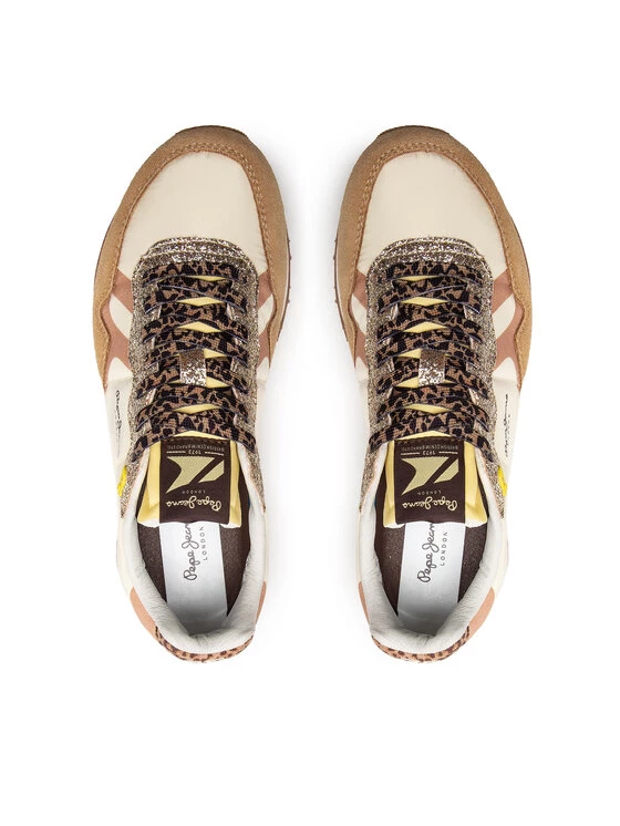 Pepe Jeans Γυναίκες Αθλητικά Britt Print Wild W PLS31388 Μπεζ 5 Pepe Jeans Γυναίκες Αθλητικά Britt Print Wild W PLS31388 Μπεζ - Image 5