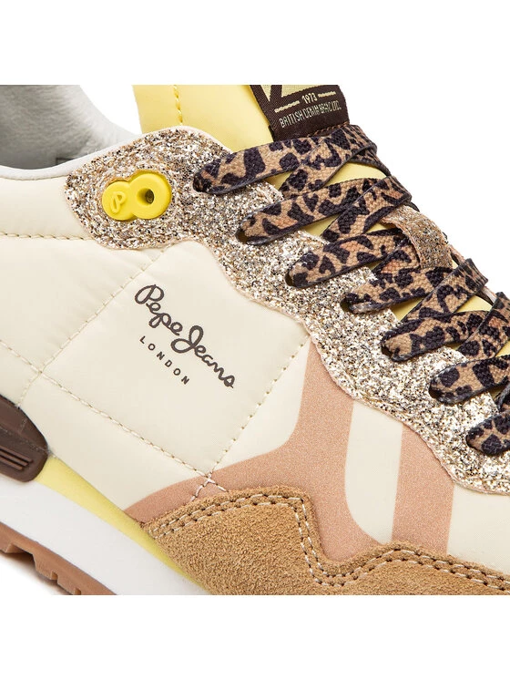 Pepe Jeans Γυναίκες Αθλητικά Britt Print Wild W PLS31388 Μπεζ 6 Pepe Jeans Γυναίκες Αθλητικά Britt Print Wild W PLS31388 Μπεζ - Image 6