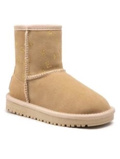 Pepe Jeans Παιδιά Μπότες Παπούτσια Diss Girl Logy PGS50180 Μπεζ