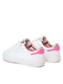 Pepe Jeans Παιδιά Κοντά Sneakers Πάνινα παπούτσια Kenton Basic Girl PGS30549 Λευκό -Pepe Jeans Κατάστημα unnamed file 2213