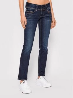 Pepe Jeans Γυναίκες Straight Leg Τζιν Venus PL204175 Σκούρο μπλε Regular Fit