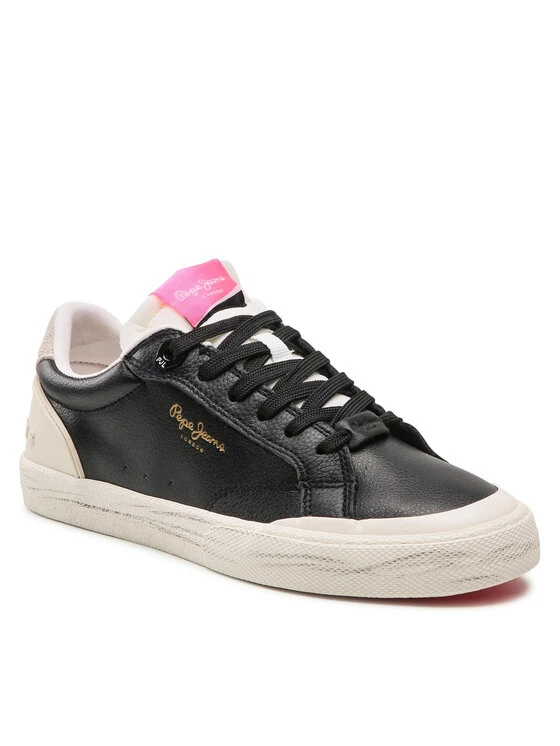 Pepe Jeans Γυναίκες Αθλητικά Kenton Vintage PLS31285 Μαύρο 1 Pepe Jeans Γυναίκες Αθλητικά Kenton Vintage PLS31285 Μαύρο