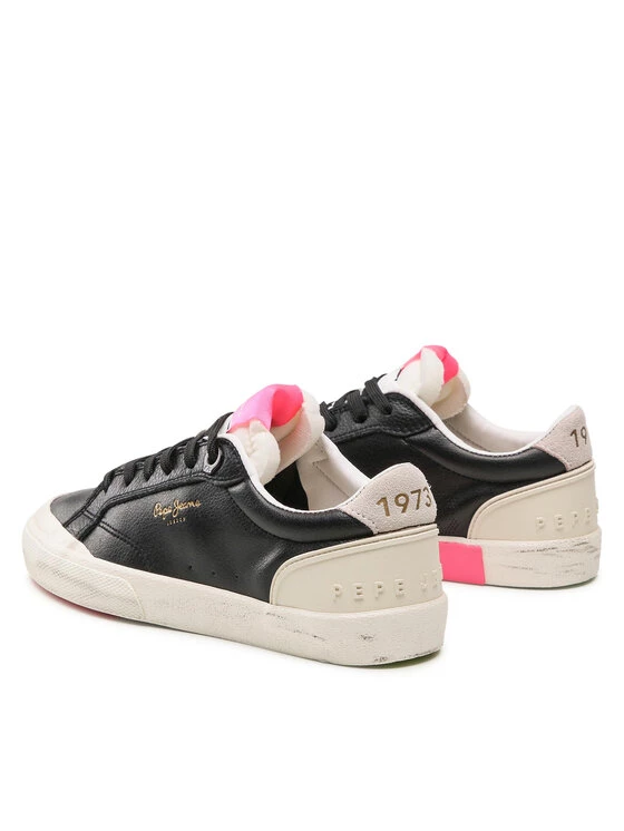 Pepe Jeans Γυναίκες Αθλητικά Kenton Vintage PLS31285 Μαύρο 3 Pepe Jeans Γυναίκες Αθλητικά Kenton Vintage PLS31285 Μαύρο - Image 3