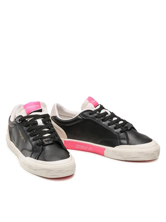 Pepe Jeans Γυναίκες Αθλητικά Kenton Vintage PLS31285 Μαύρο 5 Pepe Jeans Γυναίκες Αθλητικά Kenton Vintage PLS31285 Μαύρο - Image 5