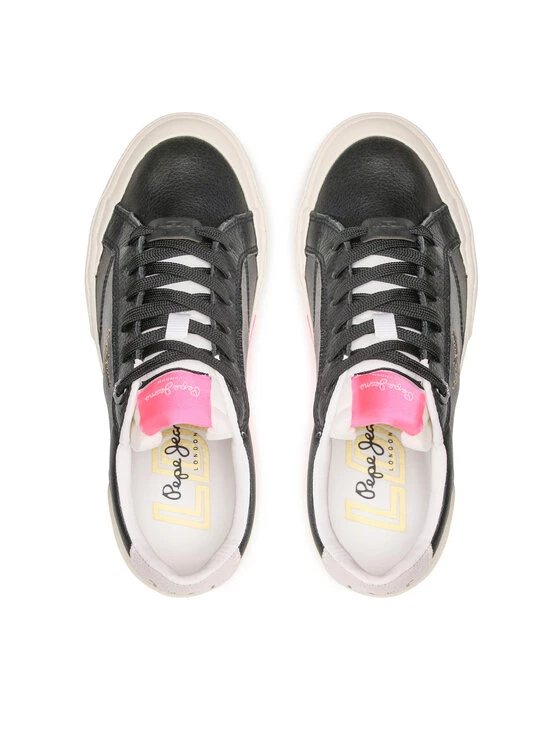 Pepe Jeans Γυναίκες Αθλητικά Kenton Vintage PLS31285 Μαύρο 6 Pepe Jeans Γυναίκες Αθλητικά Kenton Vintage PLS31285 Μαύρο - Image 6