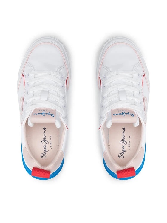 Pepe Jeans Γυναίκες Αθλητικά Baxter Patch Girl PGS30539 Λευκό 6 Pepe Jeans Γυναίκες Αθλητικά Baxter Patch Girl PGS30539 Λευκό - Image 6