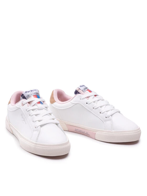 Pepe Jeans Γυναίκες Αθλητικά Kenton Classic Girl PGS30534 Λευκό 5 Pepe Jeans Γυναίκες Αθλητικά Kenton Classic Girl PGS30534 Λευκό - Image 5