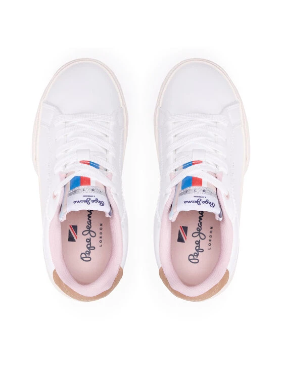 Pepe Jeans Γυναίκες Αθλητικά Kenton Classic Girl PGS30534 Λευκό 6 Pepe Jeans Γυναίκες Αθλητικά Kenton Classic Girl PGS30534 Λευκό - Image 6