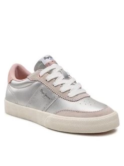 Pepe Jeans Γυναίκες Αθλητικά Kenton Feston Girl PGS30532 Ασημί