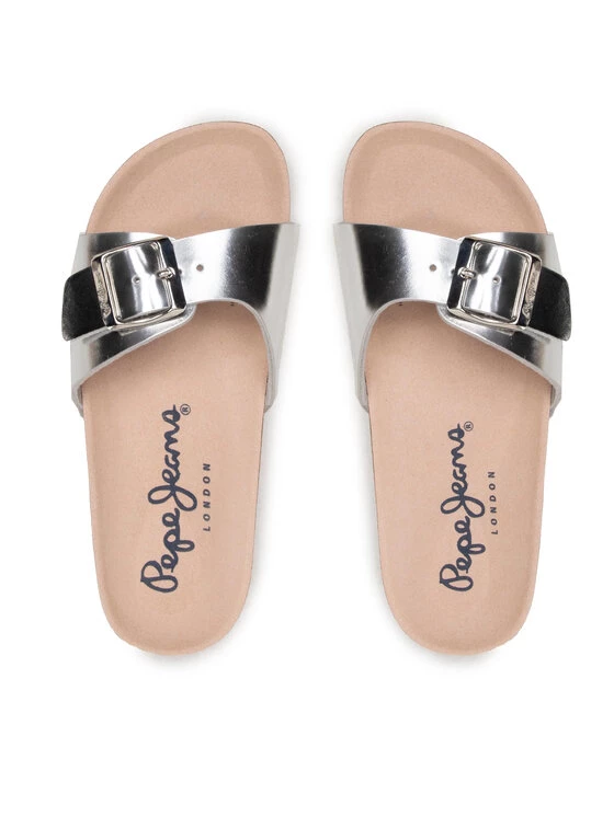 Pepe Jeans Γυναίκες Παντόφλες Bio Mirror Girl PGS90187 Ασημί 6 Pepe Jeans Γυναίκες Παντόφλες Bio Mirror Girl PGS90187 Ασημί - Image 6