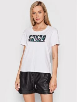 Pepe Jeans Γυναίκες T-shirts T-Shirt Patsy PL505218 Λευκό Regular Fit