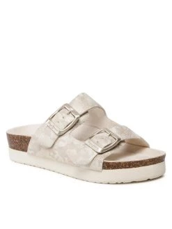 Pepe Jeans Γυναίκες Παντόφλες Oban Shine PLS90561 Μπεζ