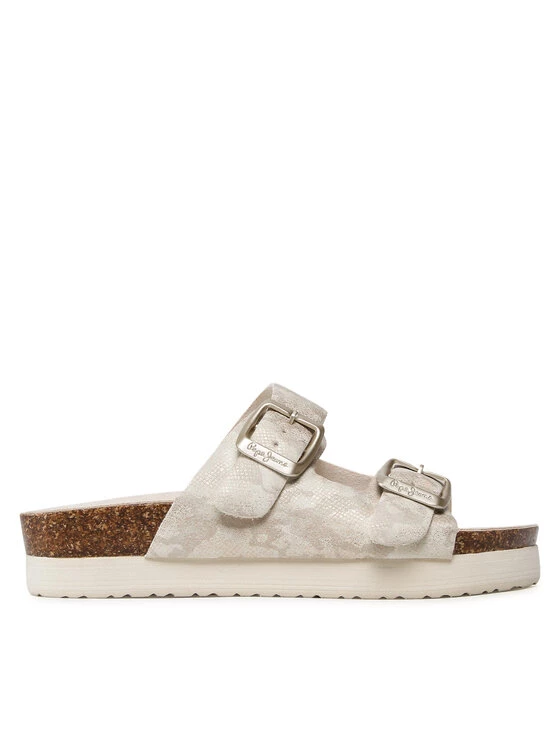 Pepe Jeans Γυναίκες Παντόφλες Oban Shine PLS90561 Μπεζ 2 Pepe Jeans Γυναίκες Παντόφλες Oban Shine PLS90561 Μπεζ - Image 2