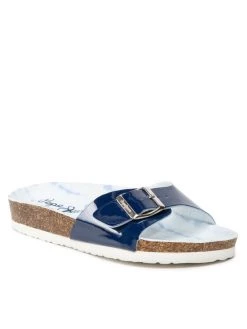 Pepe Jeans Γυναίκες Παντόφλες Oban Tie Dye PLS90558 Σκούρο μπλε