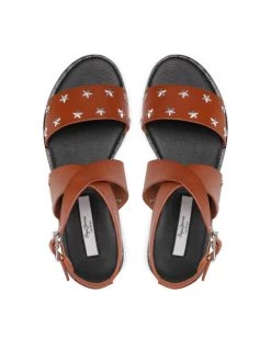 Pepe Jeans Γυναίκες Σανδάλια Hayes Star PLS90549 Καφέ -Pepe Jeans Κατάστημα unnamed file 2612