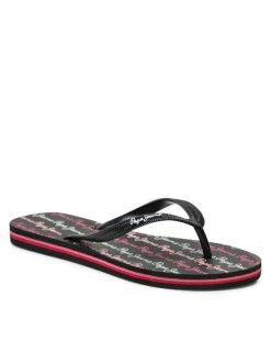 Pepe Jeans Γυναίκες Σαγιονάρες Rake Log PLS70118 Μαύρο