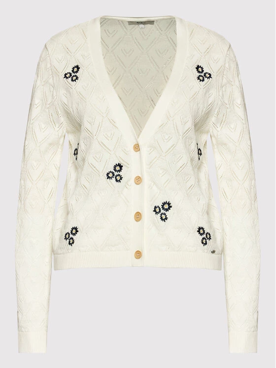 Pepe Jeans Γυναίκες Ζακέτες Ζακέτα Pinna PL701849 Λευκό Regular Fit 5 Pepe Jeans Γυναίκες Ζακέτες Ζακέτα Pinna PL701849 Λευκό Regular Fit - Image 5