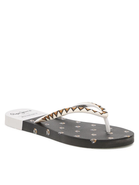 Pepe Jeans Γυναίκες Σαγιονάρες Rake Preppy PLS70114 Λευκό 1 Pepe Jeans Γυναίκες Σαγιονάρες Rake Preppy PLS70114 Λευκό