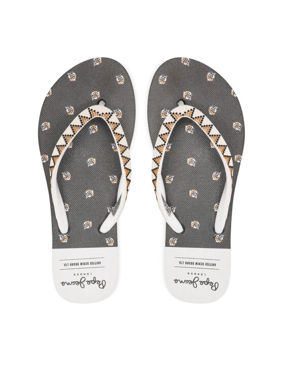 Pepe Jeans Γυναίκες Σαγιονάρες Rake Preppy PLS70114 Λευκό 6 Pepe Jeans Γυναίκες Σαγιονάρες Rake Preppy PLS70114 Λευκό - Image 6