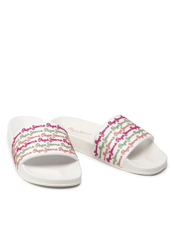 Pepe Jeans Γυναίκες Παντόφλες Slider Colors PLS70110 Λευκό 5 Pepe Jeans Γυναίκες Παντόφλες Slider Colors PLS70110 Λευκό - Image 5