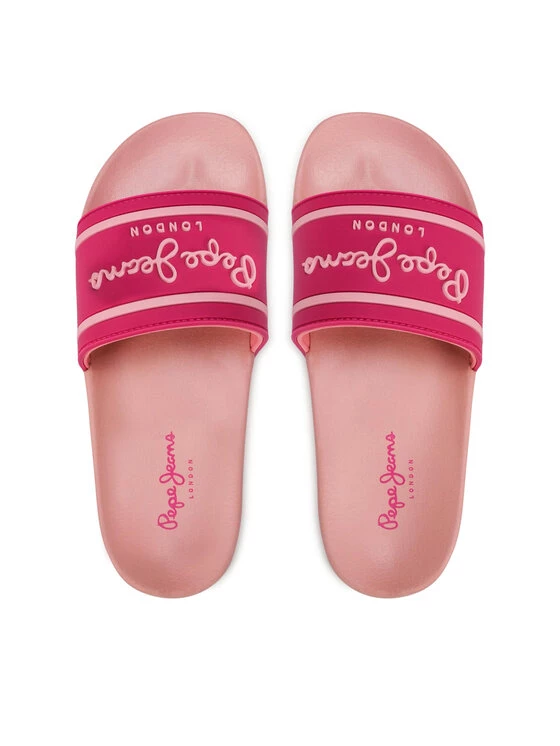 Pepe Jeans Γυναίκες Παντόφλες Slider Logo Woman PLS70112 Ροζ 6 Pepe Jeans Γυναίκες Παντόφλες Slider Logo Woman PLS70112 Ροζ - Image 6