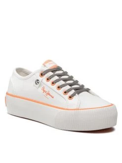 Pepe Jeans Γυναίκες Αθλητικά Ottis W Bass PLS31299 Λευκό