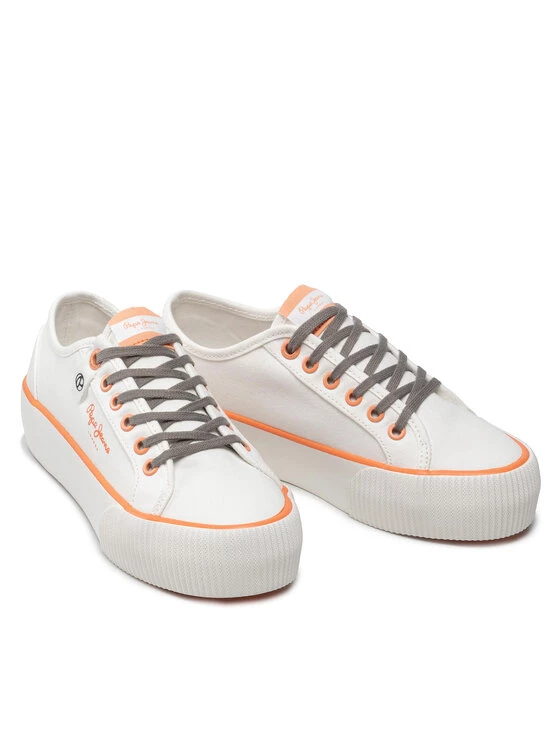 Pepe Jeans Γυναίκες Αθλητικά Ottis W Bass PLS31299 Λευκό 5 Pepe Jeans Γυναίκες Αθλητικά Ottis W Bass PLS31299 Λευκό - Image 5