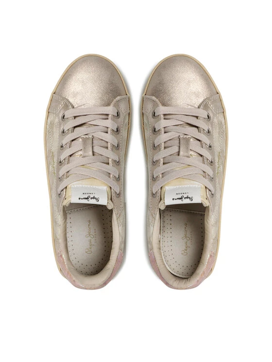 Pepe Jeans Γυναίκες Αθλητικά Kioto Shine PLS31301 Μπεζ 6 Pepe Jeans Γυναίκες Αθλητικά Kioto Shine PLS31301 Μπεζ - Image 6