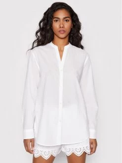 Pepe Jeans Γυναίκες Casual Πουκάμισα Πουκάμισο Helia PL304215 Λευκό Regular Fit