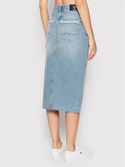 Pepe Jeans Γυναίκες Φούστες Τζιν Φούστα τζιν Piper Reclaim PL900982 Μπλε Regular Fit -Pepe Jeans Κατάστημα unnamed file 2813