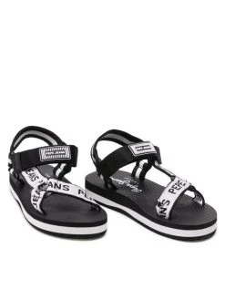 Pepe Jeans Γυναίκες Σανδάλια Pool W Logo PLS90510 Μαύρο -Pepe Jeans Κατάστημα unnamed file 2820