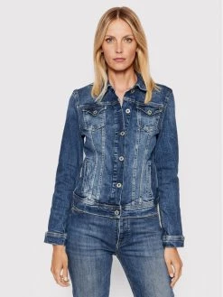 Pepe Jeans Γυναίκες Τζιν Μπουφάν Τζιν μπουφάν Thrift PL402011 Μπλε Regular Fit