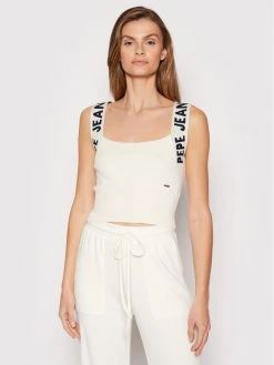 Pepe Jeans Γυναίκες Tops Τοπ Palmer PL701815 Μπεζ Slim Fit