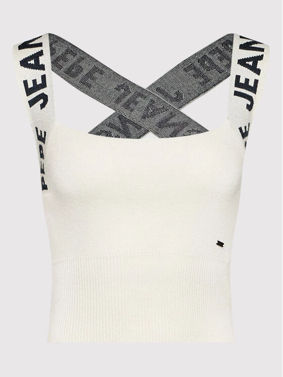 Pepe Jeans Γυναίκες Tops Τοπ Palmer PL701815 Μπεζ Slim Fit 5 Pepe Jeans Γυναίκες Tops Τοπ Palmer PL701815 Μπεζ Slim Fit - Image 5