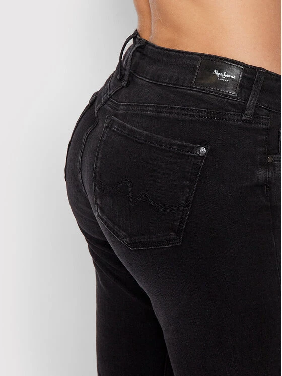 Pepe Jeans Γυναίκες Τζιν Soho PL204174 Μαύρο Skinny Fit 4 Pepe Jeans Γυναίκες Τζιν Soho PL204174 Μαύρο Skinny Fit - Image 4