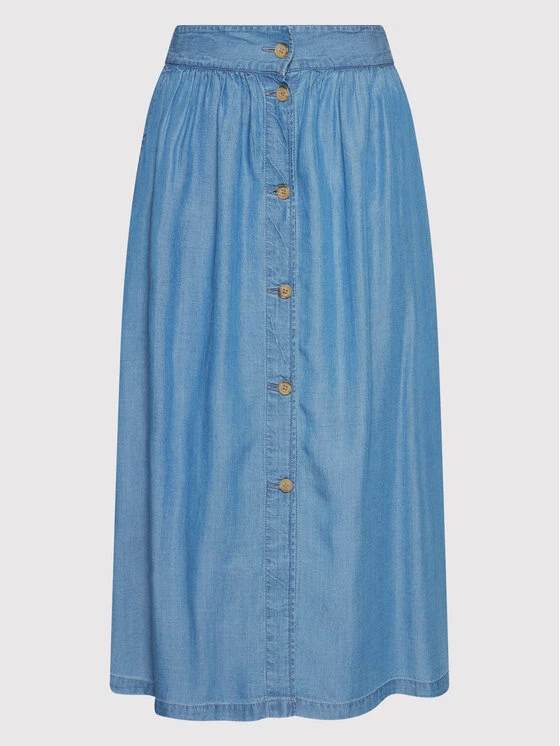 Pepe Jeans Γυναίκες Φούστα Midi Denim PL900977 Μπλε Regular Fit 5 Pepe Jeans Γυναίκες Φούστα Midi Denim PL900977 Μπλε Regular Fit - Image 5