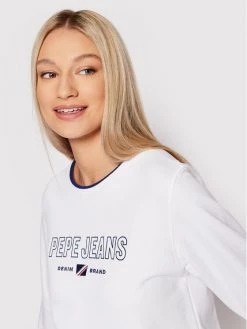 Pepe Jeans Γυναίκες Μπλούζες Μπλούζα Charlotte PL581195 Λευκό Regular Fit -Pepe Jeans Κατάστημα unnamed file 300