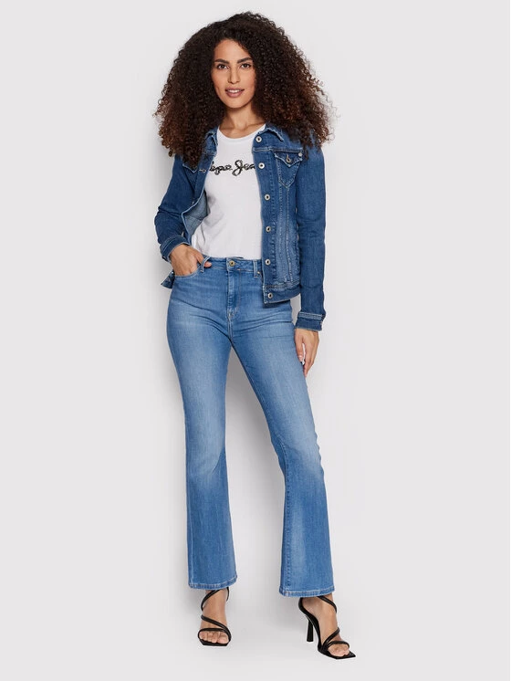 Pepe Jeans Γυναίκες T-shirts T-Shirt Babette PL505122 Λευκό Regular Fit 2 Pepe Jeans Γυναίκες T-shirts T-Shirt Babette PL505122 Λευκό Regular Fit - Image 2