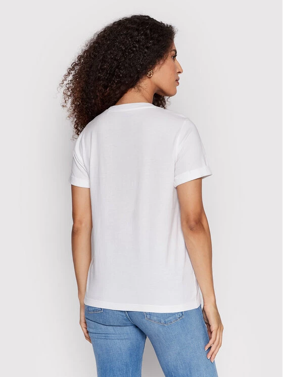 Pepe Jeans Γυναίκες T-shirts T-Shirt Babette PL505122 Λευκό Regular Fit 3 Pepe Jeans Γυναίκες T-shirts T-Shirt Babette PL505122 Λευκό Regular Fit - Image 3